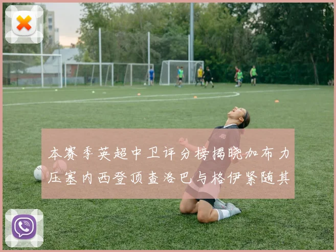 本赛季英超中卫评分榜揭晓加布力压塞内西登顶查洛巴与格伊紧随其后